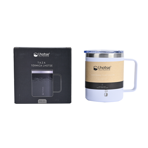 Taza Térmica Insulada Camping 350ml White-4