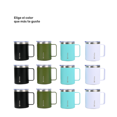 Taza Térmica Insulada Camping 350ml White-5