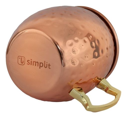 Set 4 Vasos Moscow Mule Mug Cobre + Bombillas Simplit-5