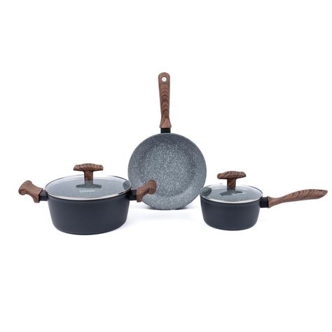 Batería De Cocina Antiadherente Oregon 5 Piezas Simplit-0