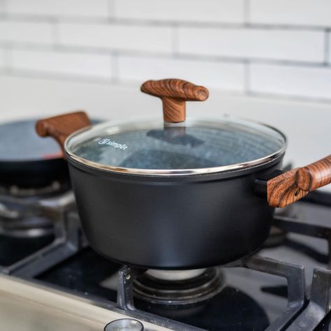 Batería De Cocina Antiadherente Oregon 5 Piezas Simplit-3