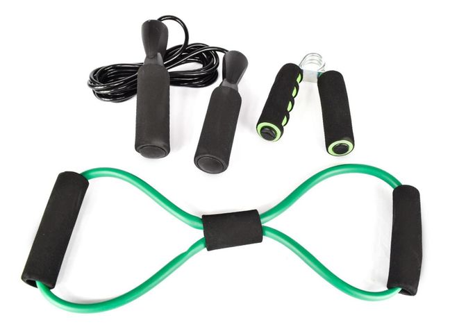 Set Deportivo 7 en 1 Rueda Abdominal Cuerda Lhotse Fit-3