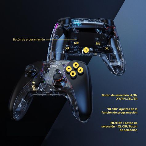 Control Joystick Pro Compatible Nintendo Switch Levo Negro-5