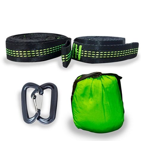Hamaca Camping Pesca Outdoor Lhotse Verde Claro 270 Cm-2