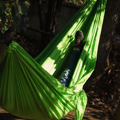 Hamaca Camping Pesca Outdoor Lhotse Verde Claro 270 Cm-6