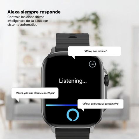 Reloj Smartwatch Lhotse Connect S03 42mm Black-7