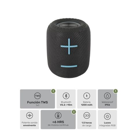 Parlante Portátil Inalámbrico Bluetooth TripGo-2