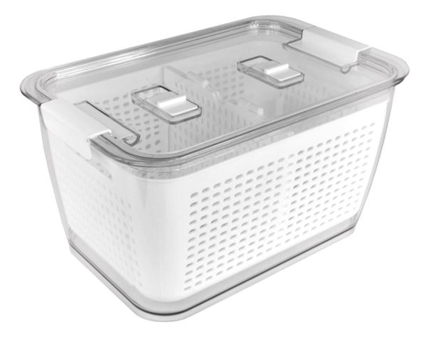 Organizador Refrigerador con Cesta Grande Simplit-0