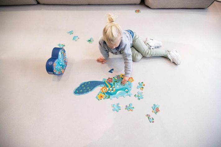 Puzzle 40Pcs Con Forma Pavo Real Scratch Europe-4