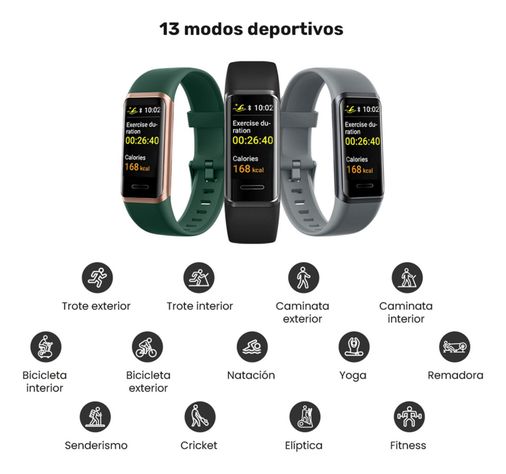Banda Smartband Lhotse Urban GT Green-4