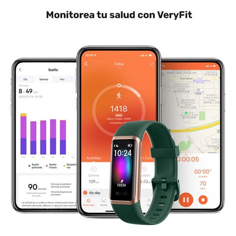 Banda Smartband Lhotse Urban GT Green-6