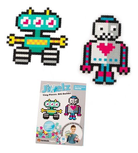 Jixelz Puzzle De Pixeles 700 Pc Set, Robots FatBrain Toys-0