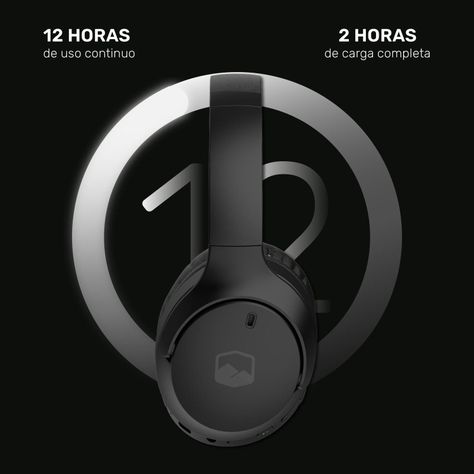 Audifonos Bluetooth Inalambricos Over Ear WavePro-3
