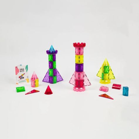Imanix Rocket Castle 64 Piezas Mágneticas-1