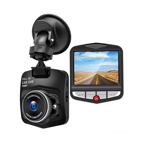 Cámara Camtek Dvr Hd 1080P Autos Gt300 Nocturna Negra-0