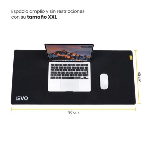 Mousepad BattleMat XXL Negro Levo-2