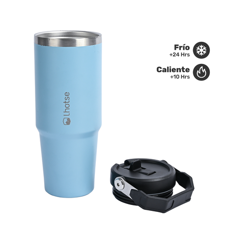 Botella Térmica Insulada Lhotse Travel Mug 900ml Blue-2