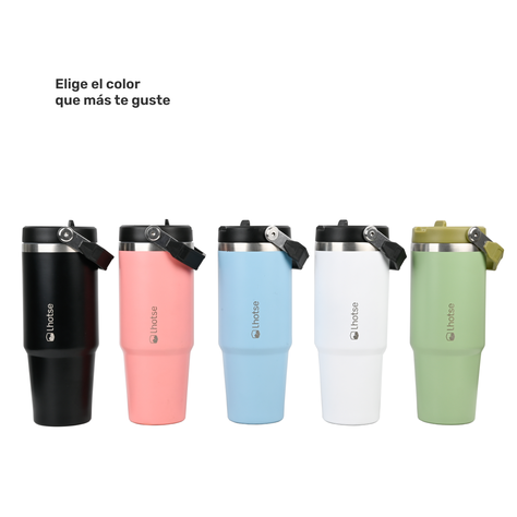 Botella Térmica Insulada Lhotse Travel Mug 900ml Blue-6