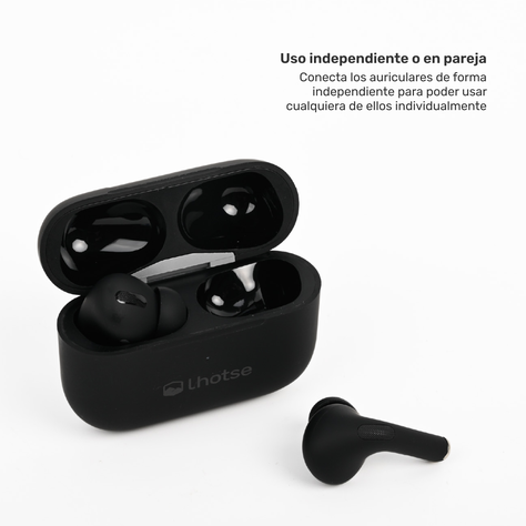 Pack Smartwatch Connect S03 Pink + Audífono RM7 Black Lhotse-6