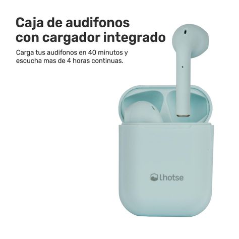 Audífonos Lhotse Bluetooth Inalámbrico Rm12 Celeste-6