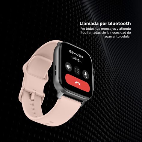Reloj Smartwatch Lhotse Connect S03 42mm Pink-5