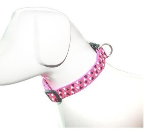 Collar Triángulo Fucsia Talla M Perro Mascan-1