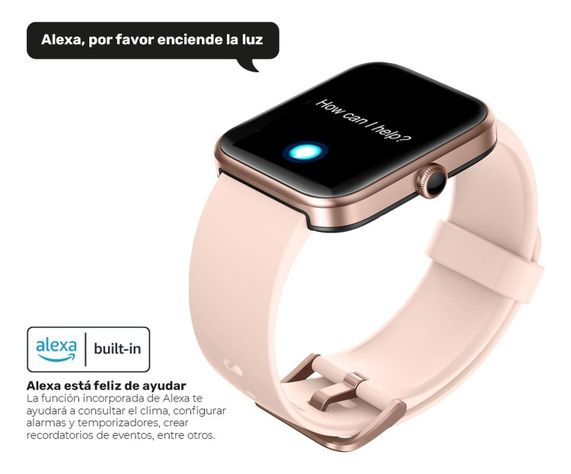 Reloj Smartwatch Lhotse Live 206 42mm Pink-4