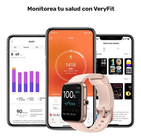 Reloj Smartwatch Lhotse Live 206 42mm Pink-5