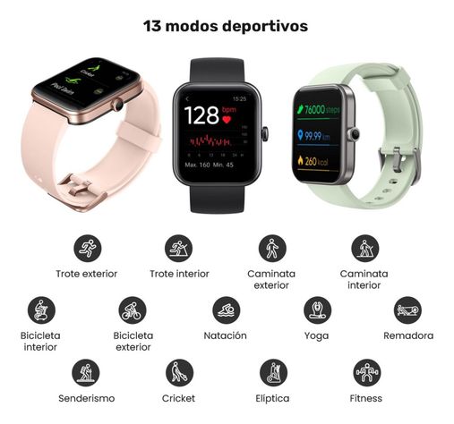 Reloj Smartwatch Lhotse Live 206 42mm Pink-6