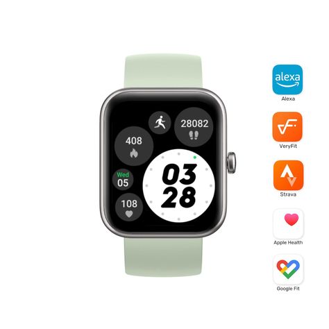 Pack Smartwatch Live 206 mini 40mm Green + Audifono RM12-3