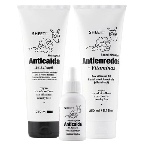 Pack Anticaída Shampoo + Tónico + Acondicionador B5 Sheet-0