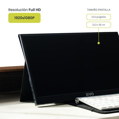Monitor Portátil Gamer ViewGo 15,6" Full HD 1080P Levo-5
