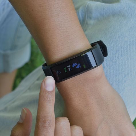 Banda Deportiva Lhotse Sm33 Morado Pulsómetro Bluetooth-2