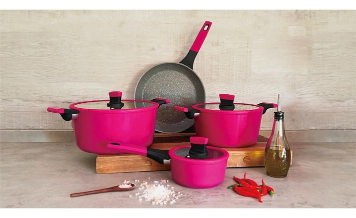Batería De Cocina 7 Piezas Soho Cherry Kitchenware-1