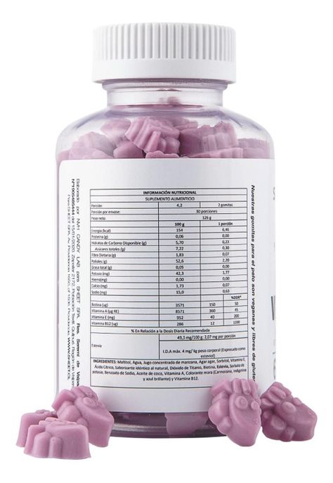 Gomitas De Biotina Para Fortalecer El Cabello Sheet-1