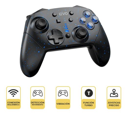 Control Gamer Inalámbrico PC Levo-1