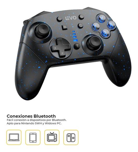 Control Gamer Inalámbrico PC Levo-2
