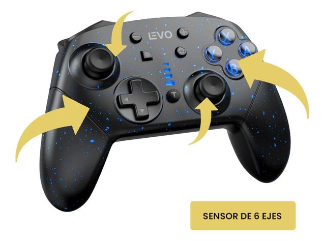 Control Gamer Inalámbrico PC Levo-4