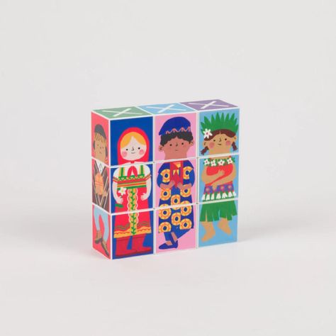 Juego de Memoria Tradiciones y Trabajos Cube it! Imanix-3