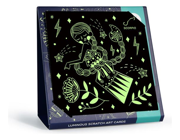 Scratch Art Card, Brilla Constelaciones MiDeer-0