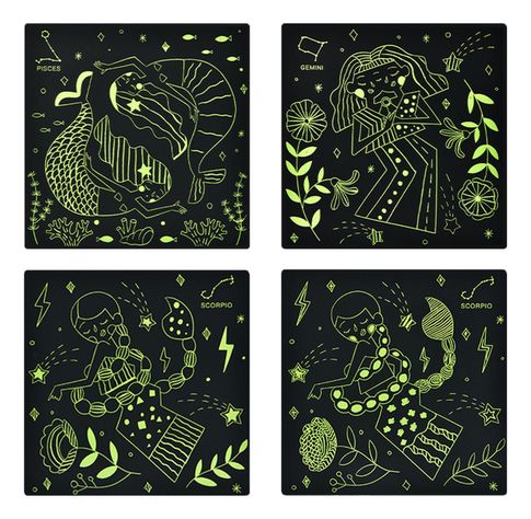 Scratch Art Card, Brilla Constelaciones MiDeer-1