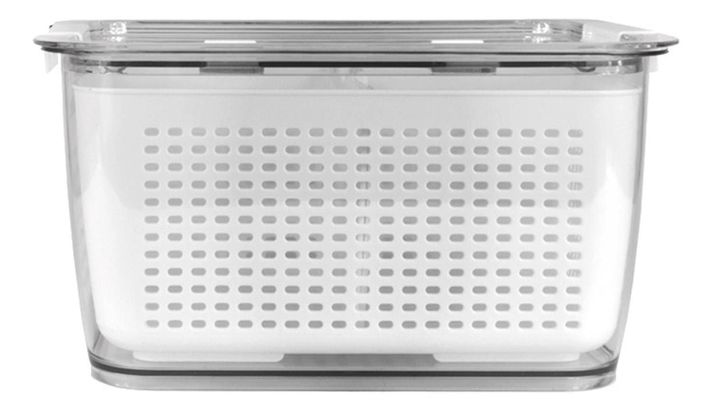 Organizador Refrigerador con Cesta Mediana Simplit-2