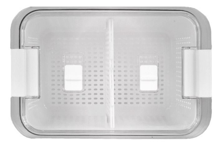 Organizador Refrigerador con Cesta Mediana Simplit-4