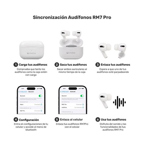 Audífonos Lhotse RM7 Pro Inalámbrico Blanco-7