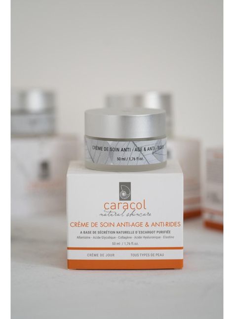Crema Hidratante Antiedad Antiarrugas Caracol Natural 50 ml-1