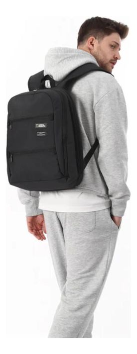 Mochila Natgeo Mutation Rpet Impermeable Negro 22Lt-5