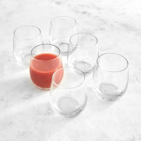 Set 6 Vasos Redondos Virginia 340ml Simplit-2