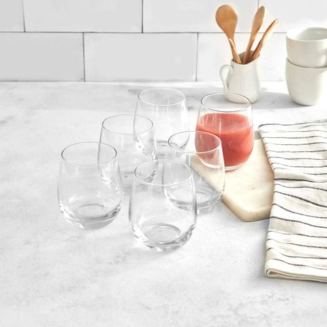 Set 6 Vasos Redondos Virginia 340ml Simplit-4