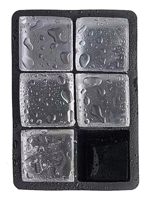 Cubeta De Hielo Silicona 6 Hielos Grandes Simplit-2