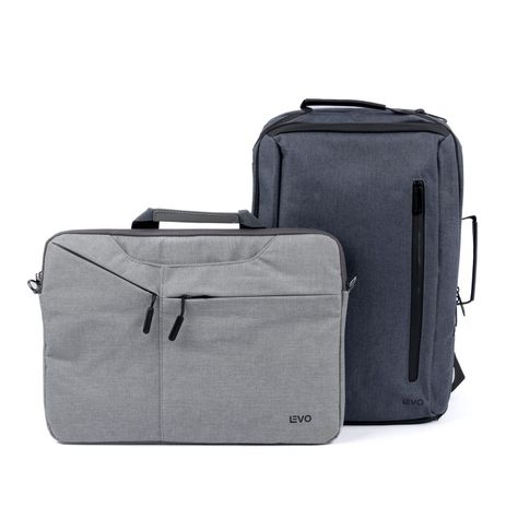 Mochila MANAGER Gris 15,6" + Funda Notebook Gris 15,6" LEVO-0